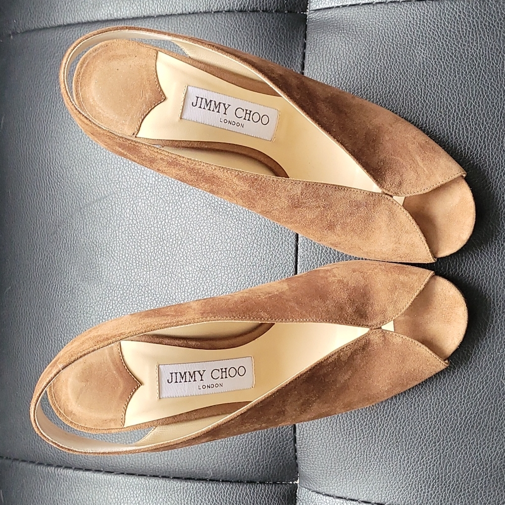 Jimmy Choo Shar Peep-Toe Pump